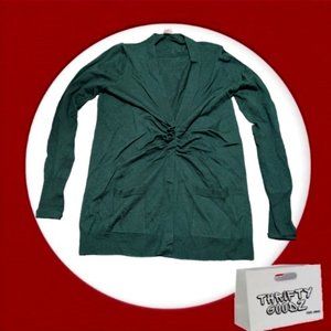 J. Crew Green Wool Cardigan